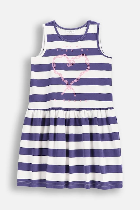 Παιδικό φόρεμα Coccodrillo χρώμα: μπλε, EVERYDAY GIRL