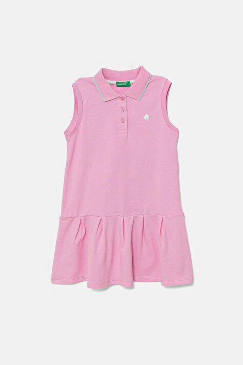 United Colors of Benetton gyerek ruha rózsaszín, mini, harang alakú, 3F9HCV012