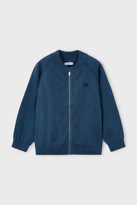 Mayoral cardigan din bumbac pentru copii culoarea albastru marin, 3373
