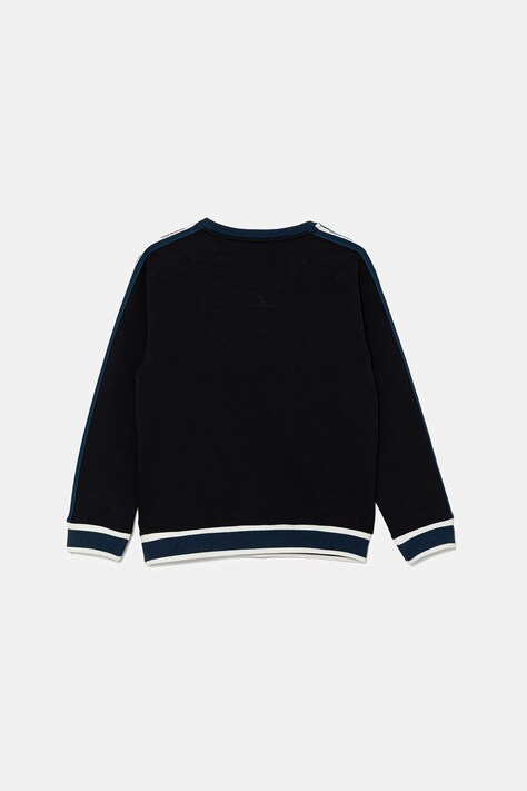 Дитяча кофта Emporio Armani — SS25-SWB00O, темно-синій — фото 2
