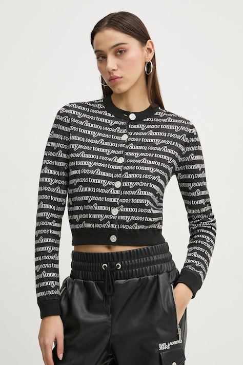 Tommy Jeans sweter damski kolor czarny DW0DW19340