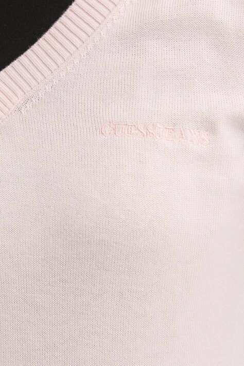 Светр з домішкою шовку Guess Jeans — SS25-SWD02K, рожевий — фото 5