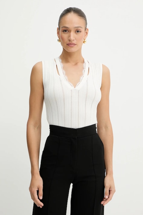 Pinko top kolor beżowy 104741 A2FR