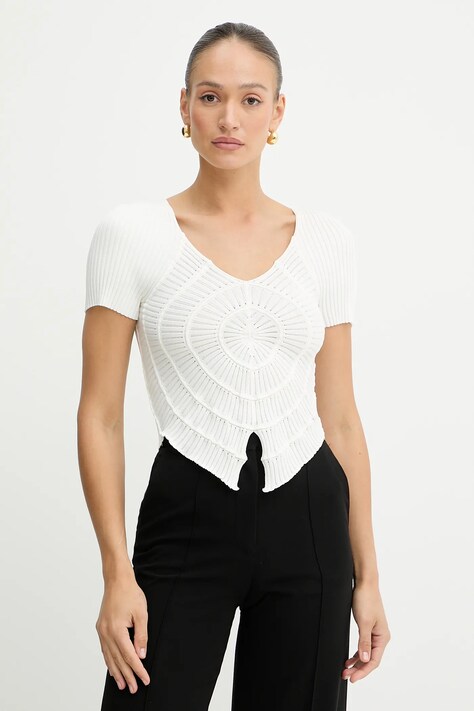 Pinko pulover culoarea bej, light, 104625 A2E6