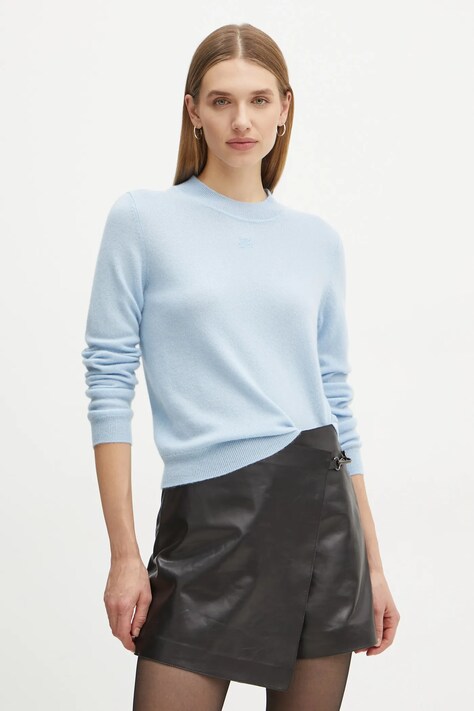 Kašmírový sveter Karl Lagerfeld tenký, A1W18011