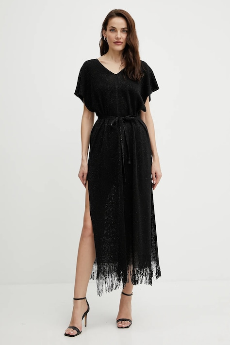 Šaty Liviana Conti černá barva, maxi, A5SF64