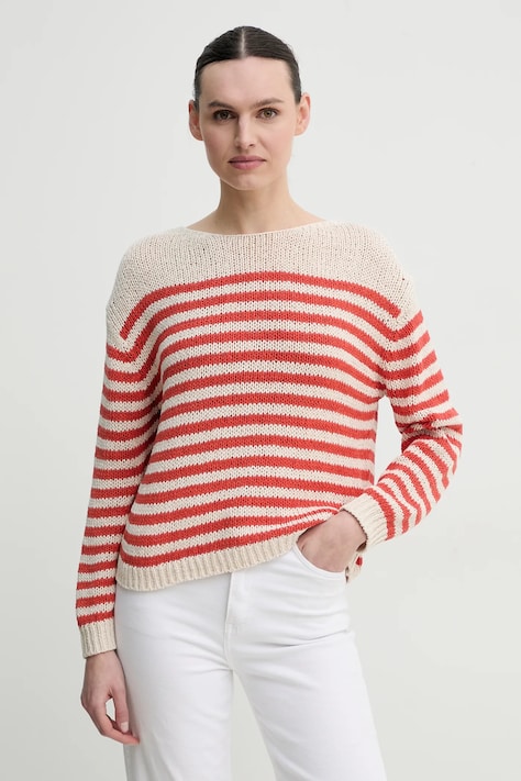 Πουλόβερ Marc O'Polo χρώμα: μπεζ, 503513660117