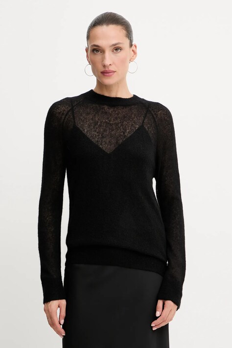 Guess pulover de lână IZABELLA culoarea roz, light, W5RR06 Z3HQ0