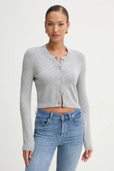 Guess cardigan HOLLAND donna colore grigio W5RR23 Z2YJ2