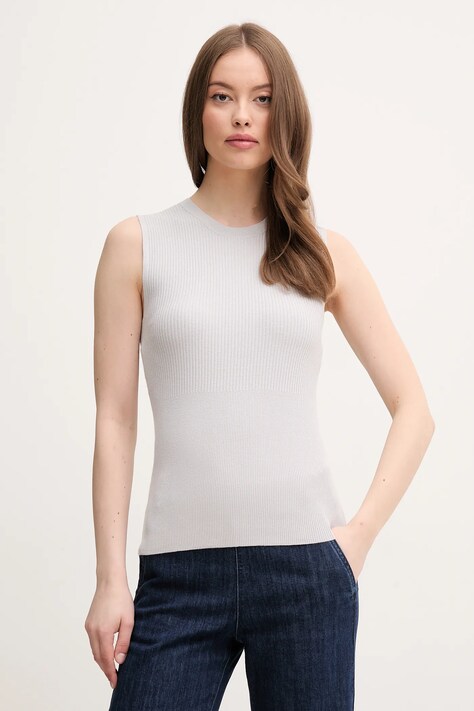Sisley top culoarea gri, 17Q3M105S