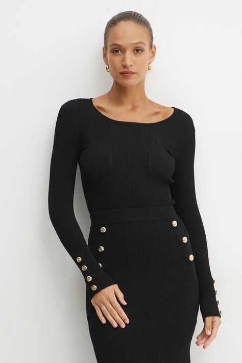 Marciano Guess pulover GRACE femei, culoarea negru, light, 5RGR26 5810Z