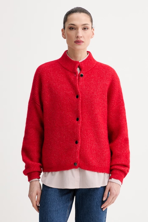 Gestuz kardigan damski kolor szary 10906463