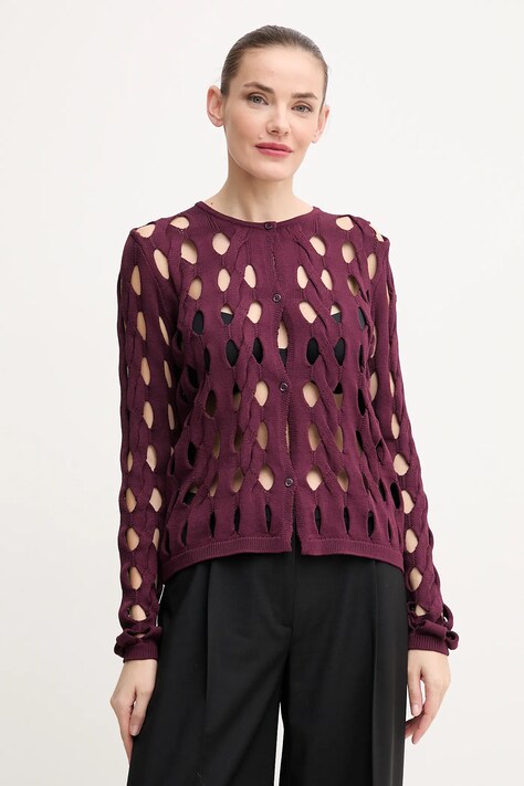 Pinko cardigan femei, culoarea violet, light, 105191 A2LW