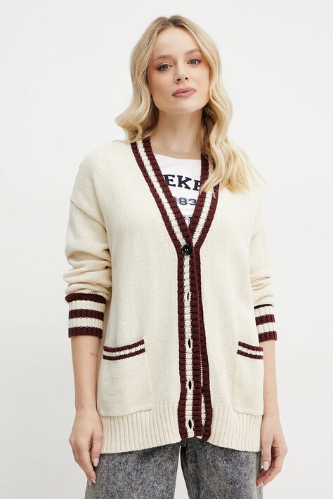 Weekend Max Mara kardigan damski kolor beżowy 2515341061600