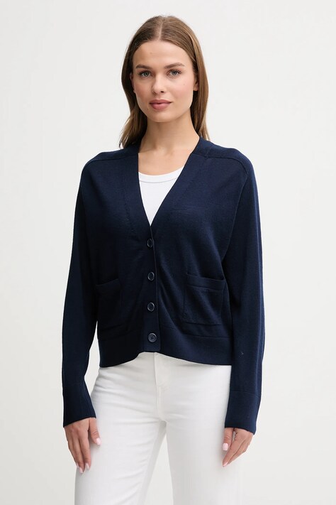 United Colors of Benetton cardigan din lână culoarea negru, light, 11AHD604R