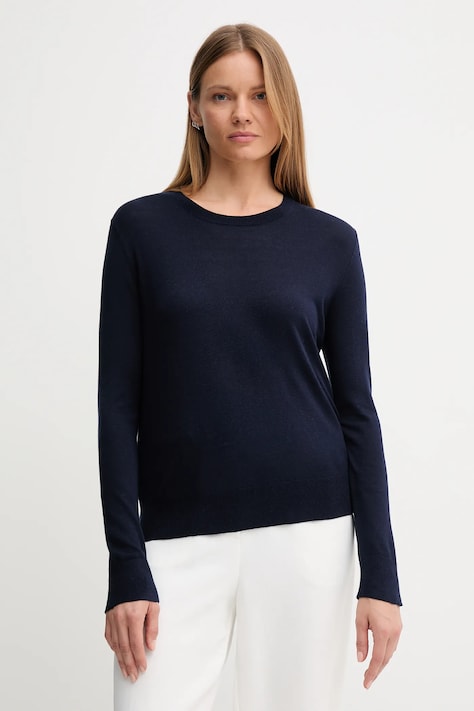 Светр з додаванням шовку United Colors of Benetton колір бежевий легкий 1ZRED10CP