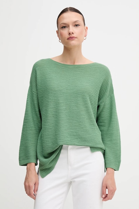 United Colors of Benetton pulover din amestec de in culoarea verde, 115GD10CT