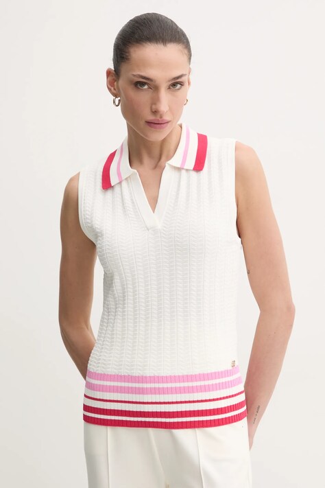 Liu Jo gilet colore beige  TA5086 MS36L