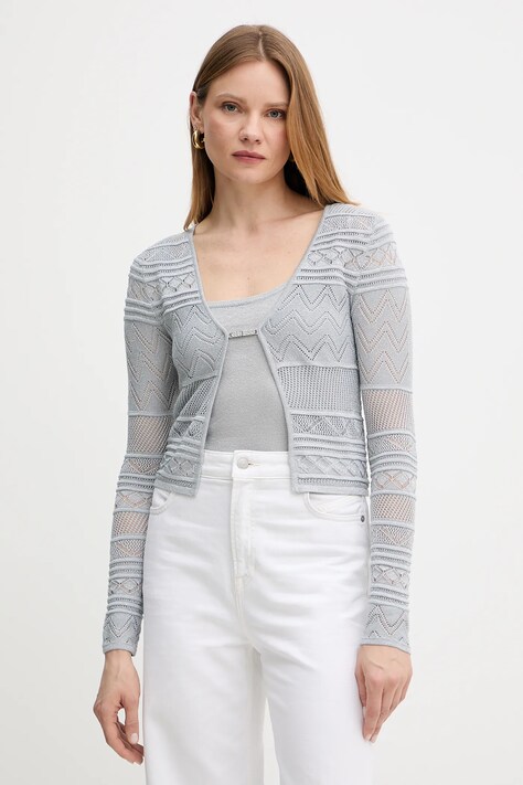 Guess cardigan NELLIE culoarea gri, light, W5GR15 Z3E22