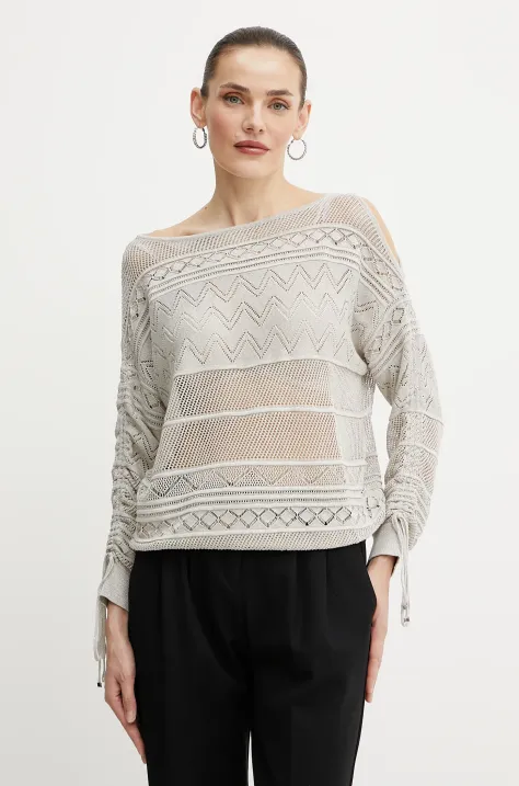 Guess sweter NELLIE damski kolor beżowy lekki W5GR21 Z3E22