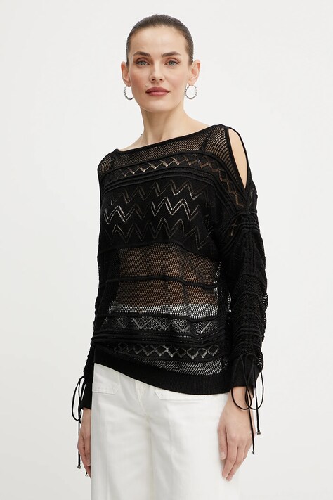 Guess pulover NELLIE culoarea negru, light, W5GR21 Z3E22