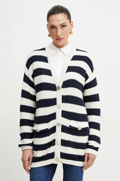 Guess cardigan din amestec de lână SOFIA femei, culoarea alb, călduros, W5GR38 Z37L1