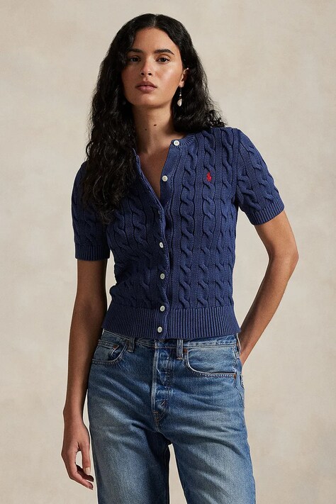 Polo Ralph Lauren cardigan din bumbac femei, 211965756