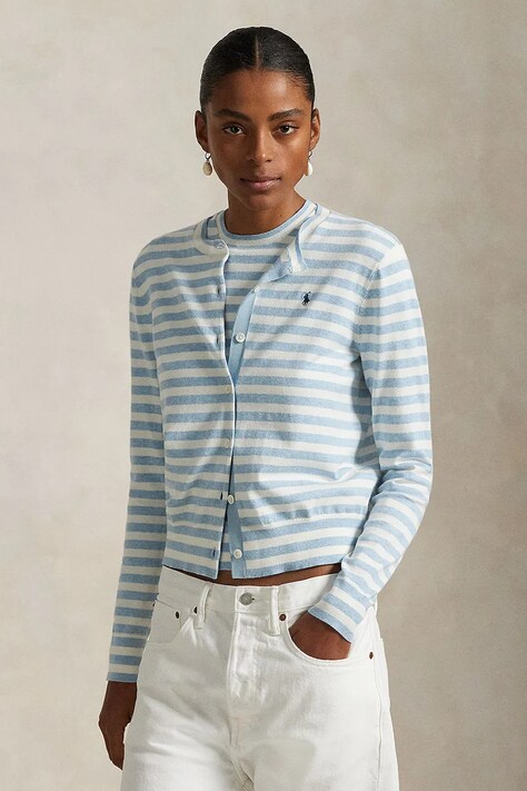 Polo Ralph Lauren cardigan din bumbac femei, light, 211965762