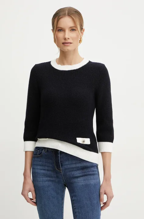 Хлопковый свитер Morgan MAJORA цвет синий MAJORA