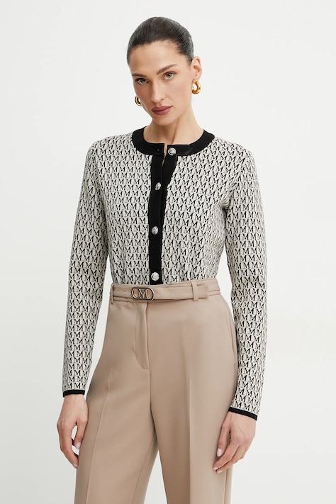 Morgan cardigan MESTA femei, culoarea bej, MESTA