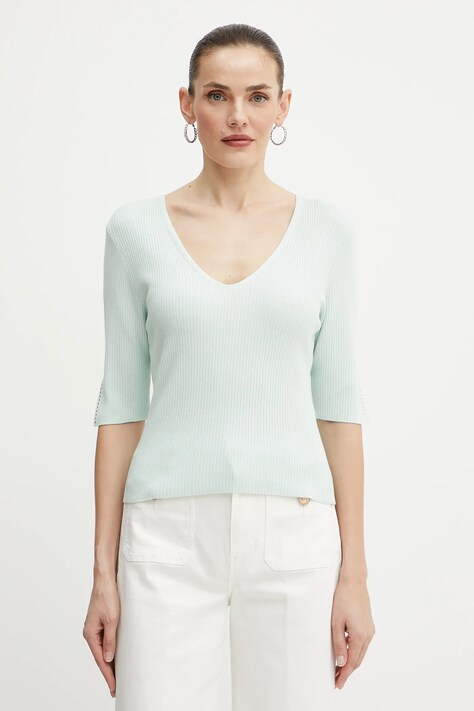 Morgan tricou MCHAMPI culoarea verde, MCHAMPI