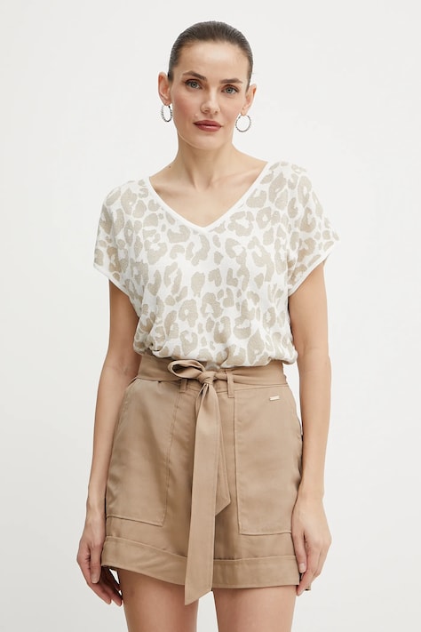 Футболка Morgan MZORA цвет белый MZORA