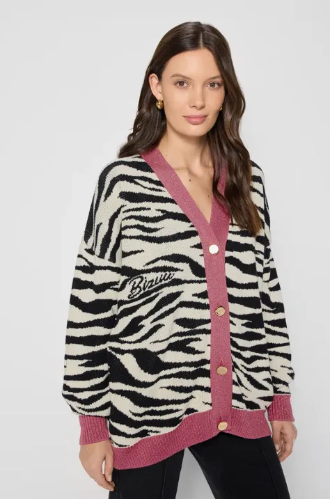 Bizuu cardigan in cotone LEZEBRE donna  LEZEBRE KREMOWY