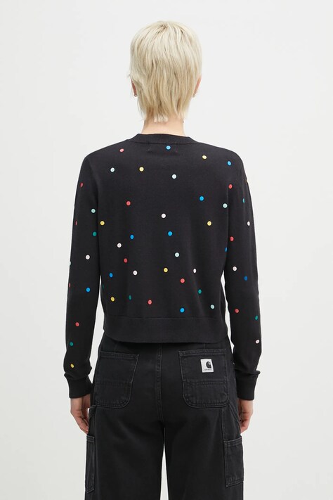 Вовняний кардиган Fiorucci Confetti Dot Print Logo — фото 3