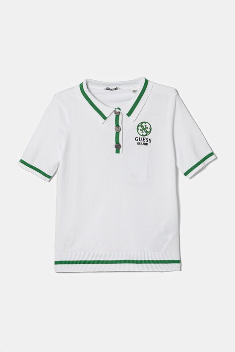 Guess pulover copii culoarea alb, J5RR00 Z2NQ2