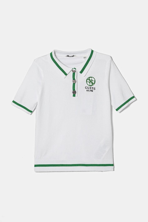 Guess sweter dziecięcy kolor biały J5RR00 Z2NQ2