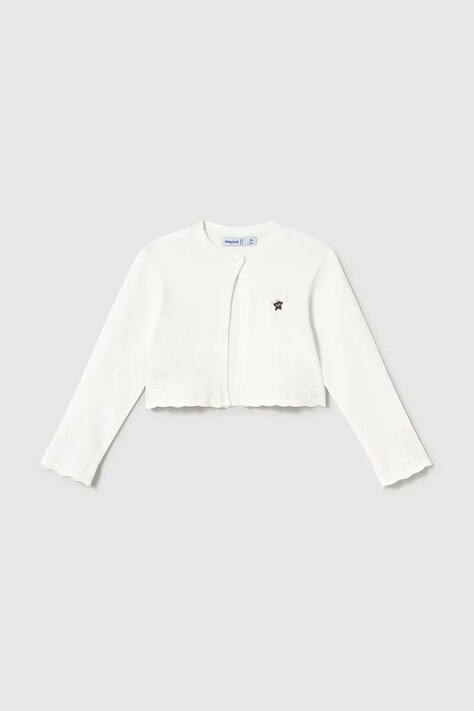 Дитячий кардиган Mayoral колір бежевий легкий 302