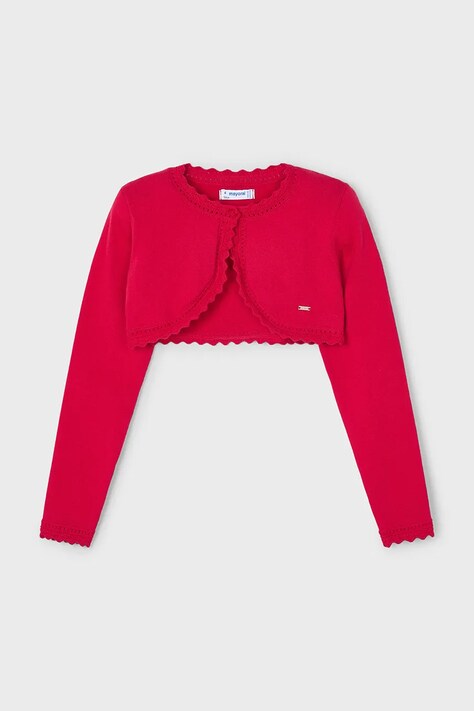 Mayoral cardigan copii culoarea rosu, light, 320