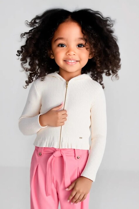 Дитячий кардиган Mayoral колір бежевий 3365