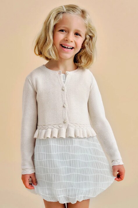 Dječji kardigan Mayoral boja: bež, lagani, 3374