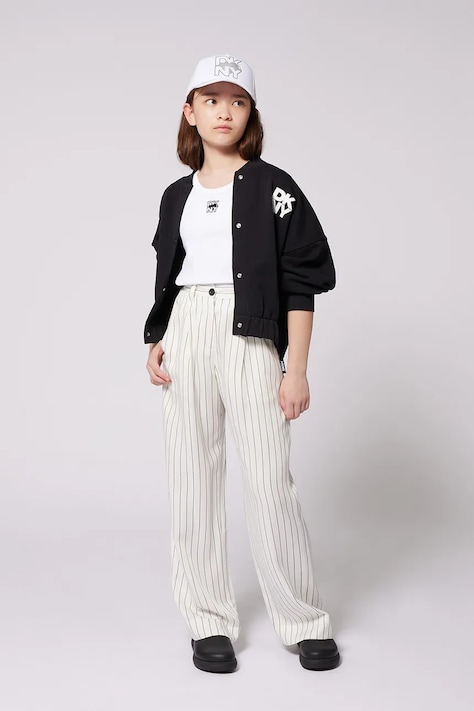 Detská bunda bomber Dkny čierna farba, D62284