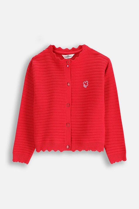 Дитячий кардиган Coccodrillo колір рожевий легкий MAXITROPIC GIRL KIDS