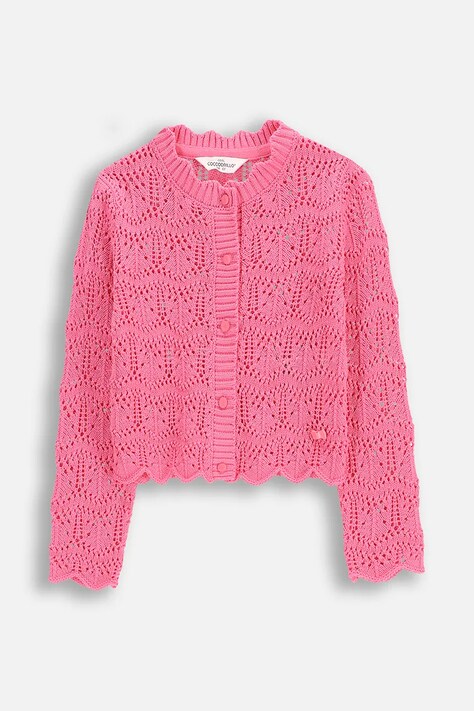 Светр Coccodrillo колір рожевий легке FLOWER PARADISE GIRL KIDS