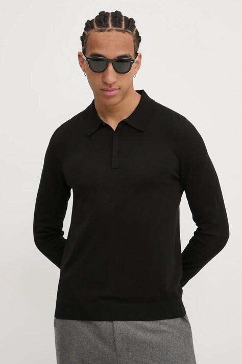 HUGO pulover barbati, culoarea negru, light, 50532050