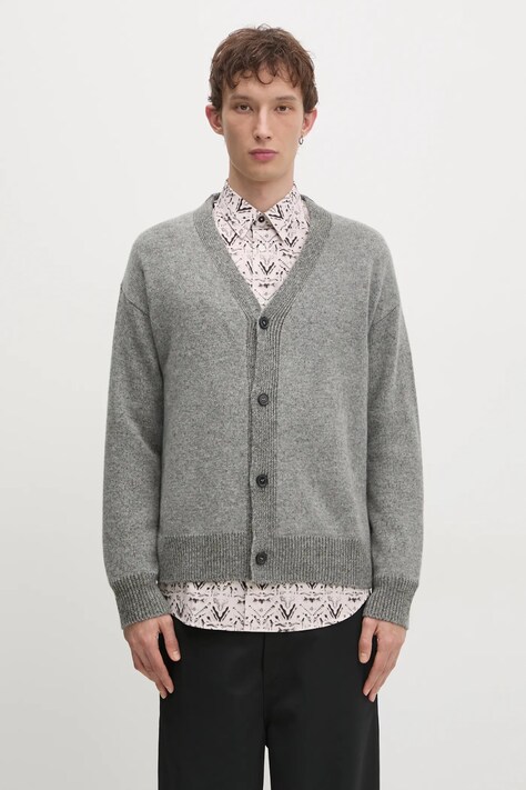 Paul Smith cardigan barbati, culoarea gri, M1R-245Z-P02584