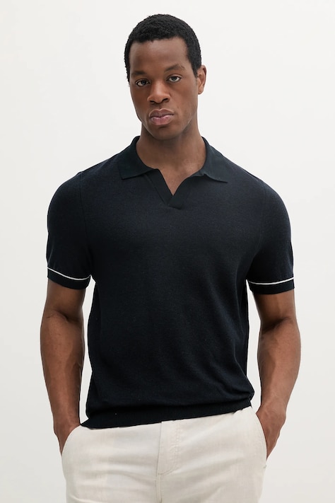 Polo BOSS moški, mornarsko modra barva, 50537654