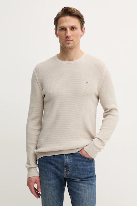 Calvin Klein maglione uomo colore beige  K10K114080