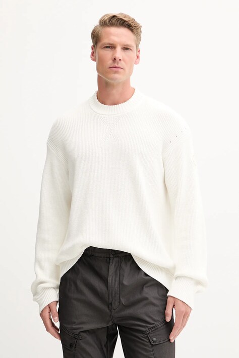 Napapijri pulóver D-Rignano férfi, fehér, NP0A4INQN1A1