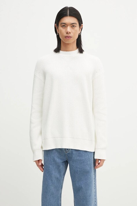 Napapijri jumper D-Rignano men’s white color NP0A4INQN1A1