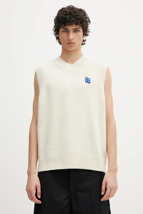 Μάλλινο πουλόβερ Ader Error Apparel-Top ανδρικό, χρώμα: μπεζ, BO42FYKT0201OT